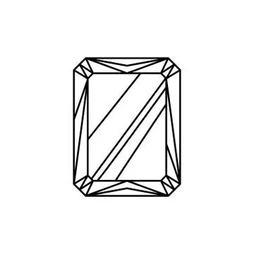 Gemstone ruby jewel Stock Illustration