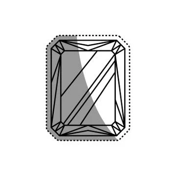 Gemstone ruby jewel Illustrazione stock