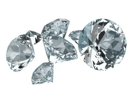 Gemstones 3d render Illustrazione stock