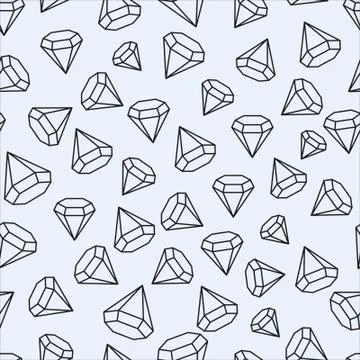 Gemstones are forever Stock Illustration