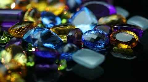 Gemstones - Assortment (2) Stockbeeldmateriaal 22021985