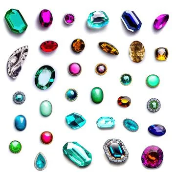 Gemstones Stock Illustration