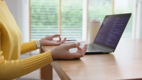 Gen Z AI tech talent young workforce work flexible hybrid at home Stock Footage 319808545