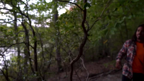 Gen Z Black Man With Locks Walks Through Park and Stops to View Nature 스톡 동영상 142013949