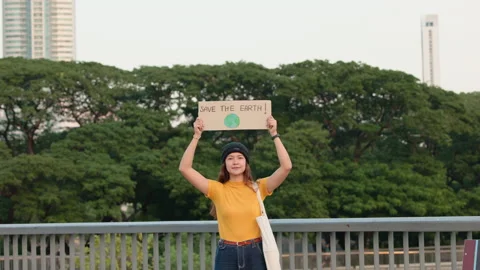 Gen Z go green consumer lifestyle by Net Zero decarbonization challenge Stockbeeldmateriaal 266909412