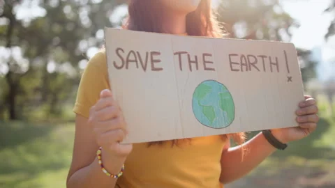 Gen Z go green consumer lifestyle by Net Zero decarbonization challenge Stockbeeldmateriaal 268704727