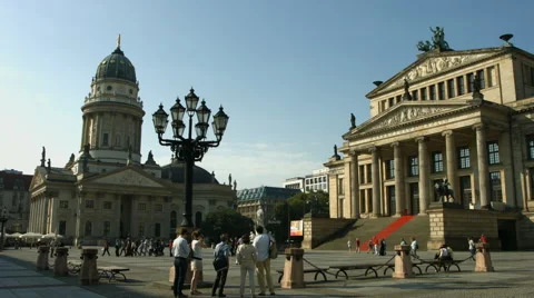 Gendarmenmarkt square Berlin Stock Footage 45313521
