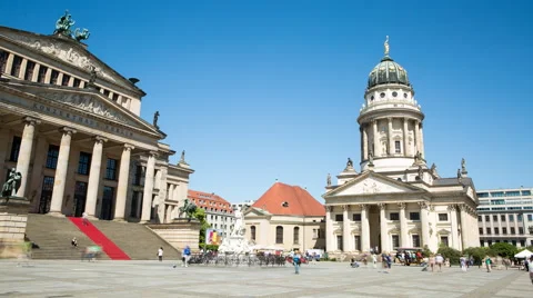 Gendarmenmarkt square Berlin Stock Footage 65038341