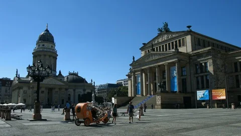 Gendarmenmarkt square Berlin Vídeo Stock 102147514