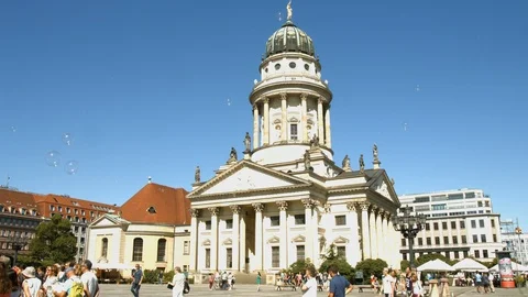 Gendarmenmarkt square Berlin Vídeo Stock 102147666