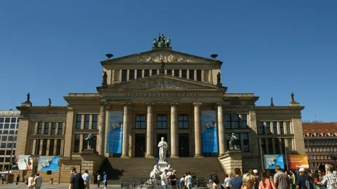 Gendarmenmarkt square Berlin Vídeo Stock 102148167