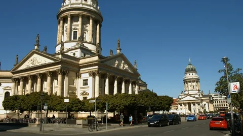 Gendarmenmarkt square Berlin Vídeo Stock 102148382