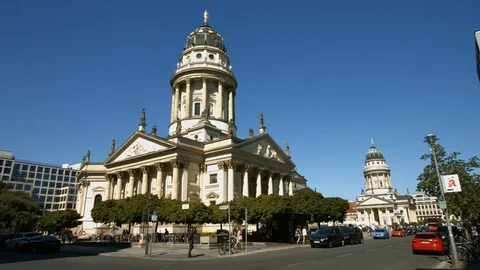 Gendarmenmarkt square Berlin Vídeo Stock 102148525
