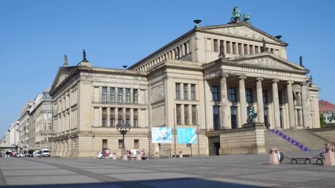 Gendarmenmarkt square Berlin Vídeo Stock 119088260