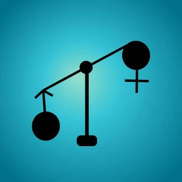 Gender balance Stock Illustration