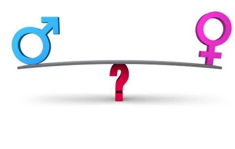 Gender Choice Preference. Illustrazione stock