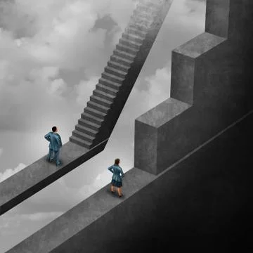 Gender Discrimination Иллюстрация