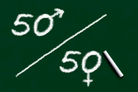 Gender equal opportunities Stock Photos