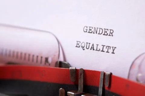 Gender equality concept Stock Photos