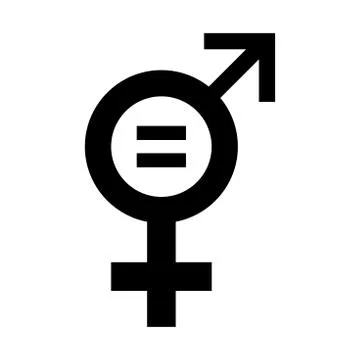 Gender equality icon vector illustration Stock Illustration
