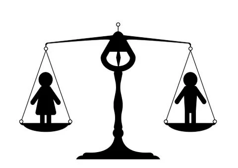 Gender equality Stock Illustration