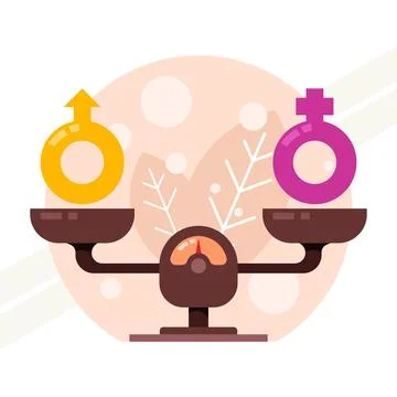Gender-equality Stock Illustration