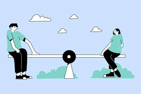 Gender Equality Illustration Stock Illustration