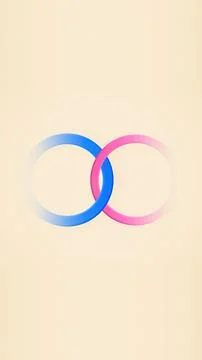 The gender equality symbol - Vertical 스톡 일러스트