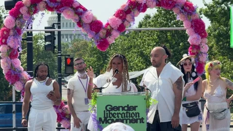 Gender Liberation March Stock Footage 284560459