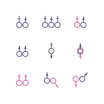 Gender logo Stock Illustration