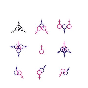 Gender logo Stock Illustration