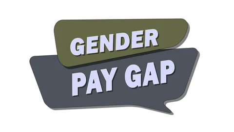 The gender pay gap refers to the difference in average earnings between men Stock Footage 305384524