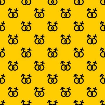 Gender symbol pattern vector イラスト素材