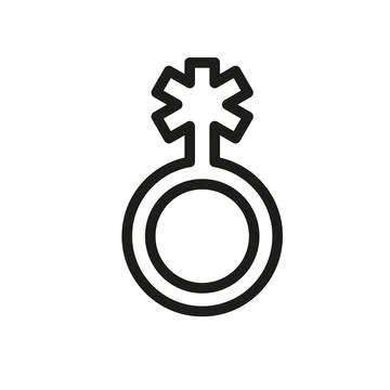 Genderqueer Icon Stock Illustration