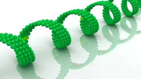 Gene in DNA Stock Footage 779101