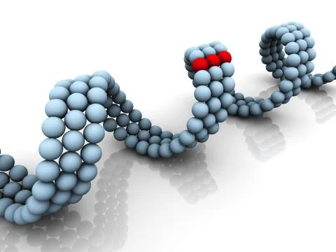 Gene in dna Stock Illustration