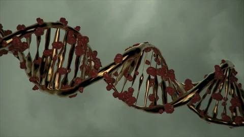 Gene editing treatment altering a DNA strand Stock Footage 82401751