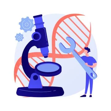 Gene engineering vector concept metaphor Stock Illustration