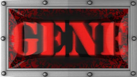 Gene on led Stock Footage 8723436