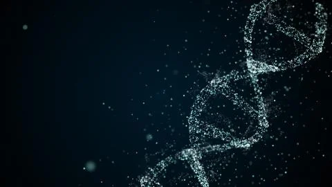 Gene mutation concept under the influence of some virus or other factors. Stock Illustration