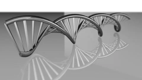 Gene therapy and genetic engineering of human genes DNA for medical research Stock Illustration