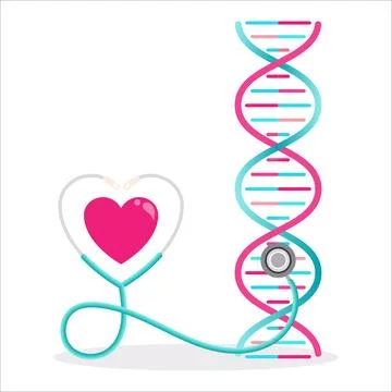 Gene Therapy concept vector isolated scientific graphic illustration Illustrazione stock