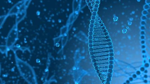 Gene therapy is when DNA is introduced into a patient to treat a genetic disease Stock Illustration