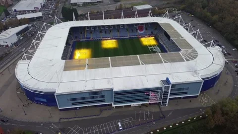 GENERAL AERIAL VIEW OF THE KING POWER STADIUM Stock Footage 291661054