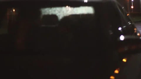 General and close-up car in the evening Stock Footage 130738207