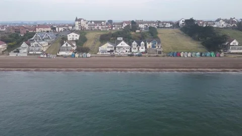 The general coastline at Hampton, Kent Stock Footage 250462140