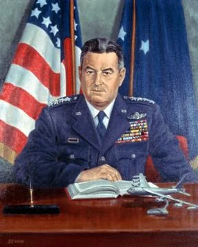 General Curtis E. LeMay. Foto stock