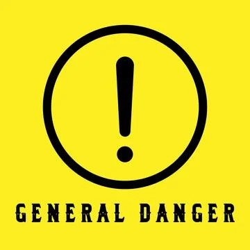 General Danger Symbol Stock Illustration