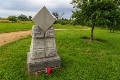 The General Daniel Sickles Marker Stock Photos