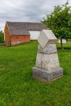 General Daniel Sickles Marker Stock Photos